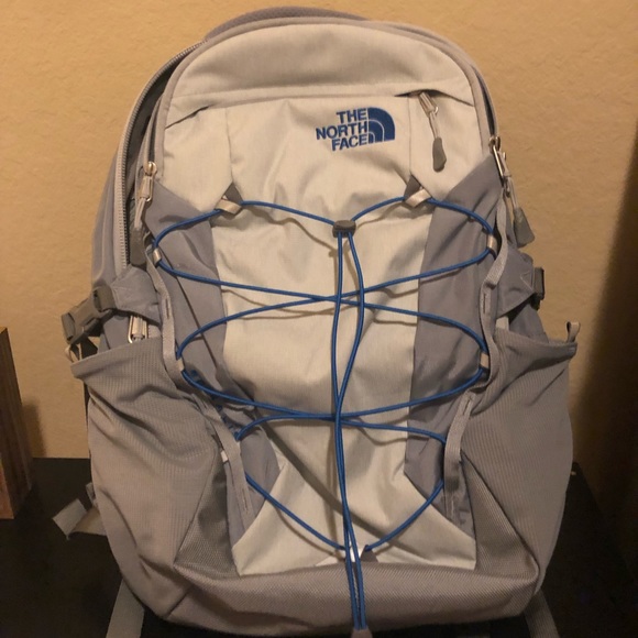 royal blue north face backpack